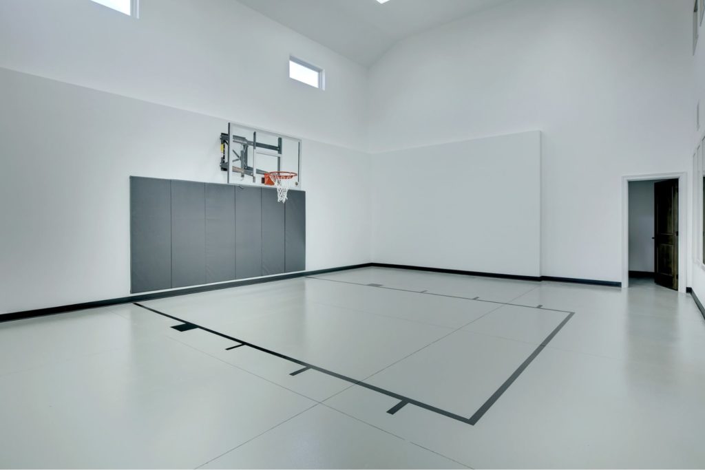 Concrete Flooring for Indoor Basketball Court