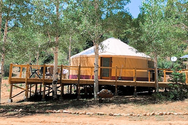 Cost of Yurt Outside Deck