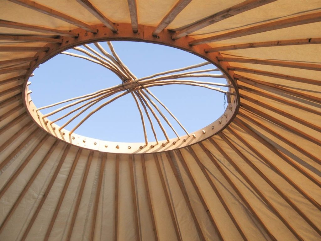 Roofing of the Yurt