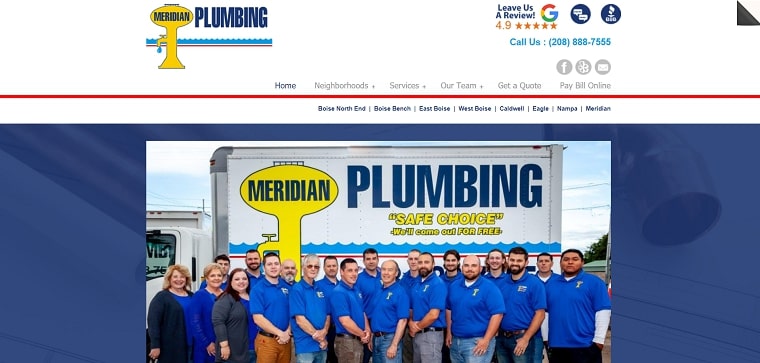 Meridian Plumbing's Homepage