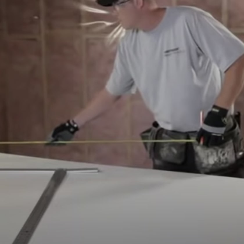 Prepare the drywall panel
