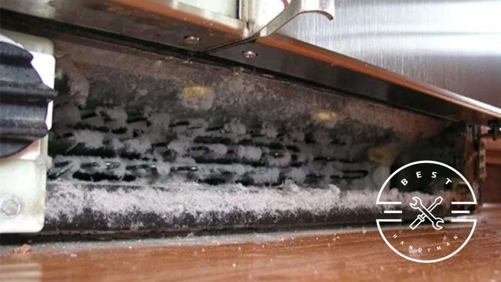 The condenser coils are dirty