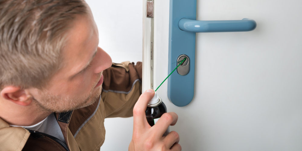Lubricate hinges and other moving parts