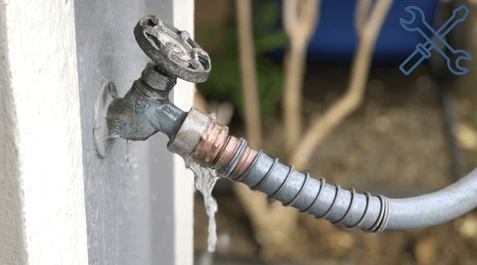 Fixing a Leaking Outside Faucet When Hose Is Attached