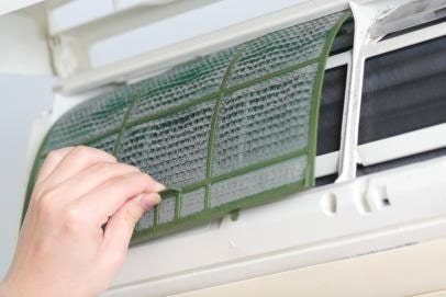 Check air conditioner filters regularly