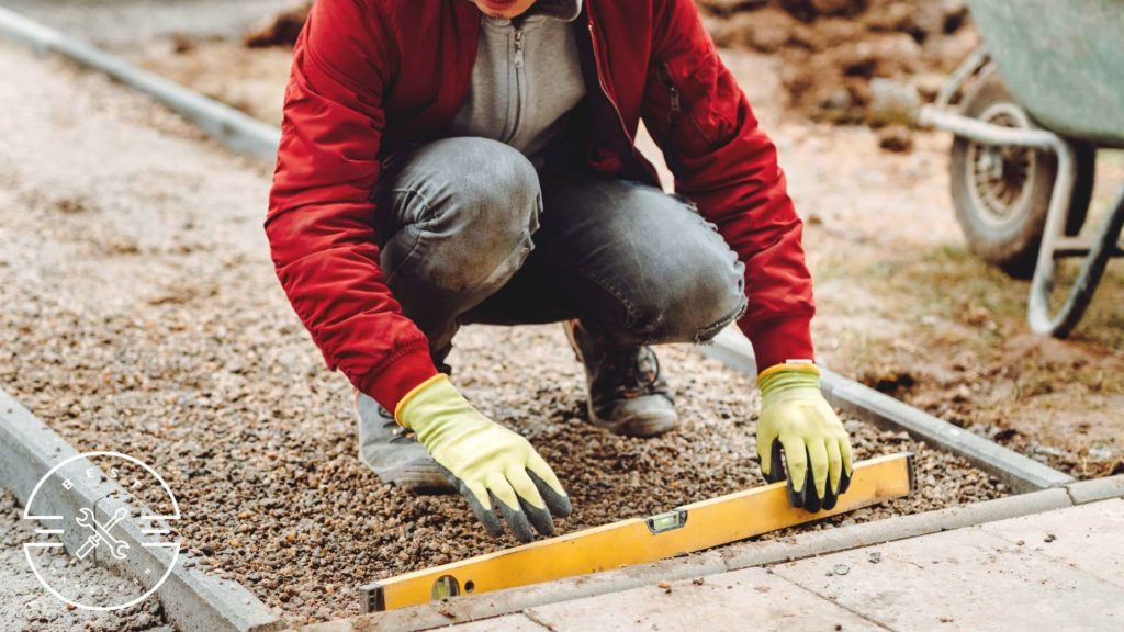 DIY Pea Gravel Installation