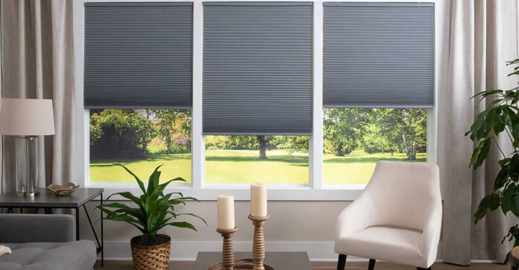 Use window treatments and blinds